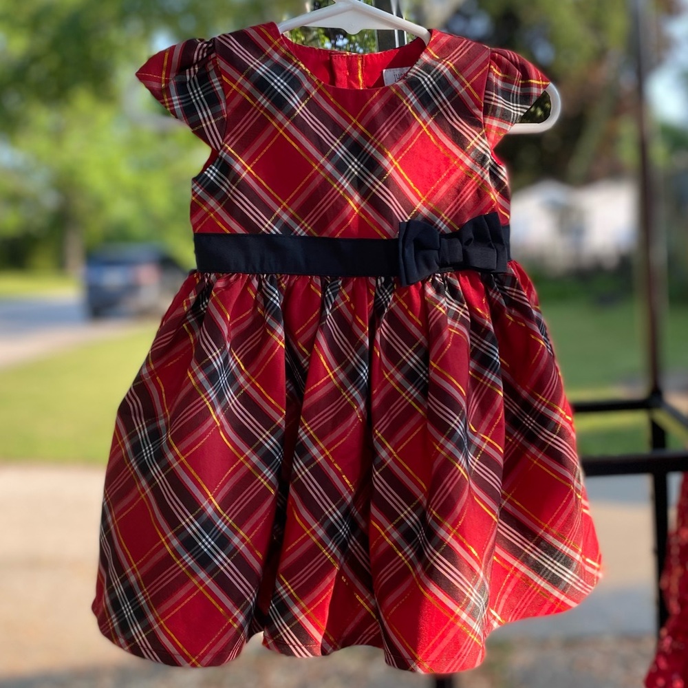 Carter’s Red, Black, & Gold Special Occasion Dress